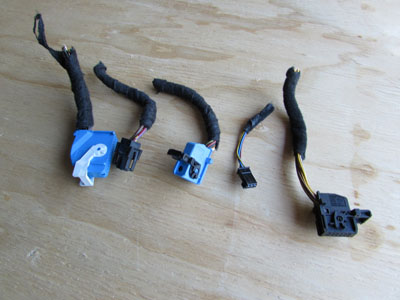 BMW AC Heater Climate Controller Connectors (Incl 5) 6913634 E65 E66 745i 745Li 760i 760Li